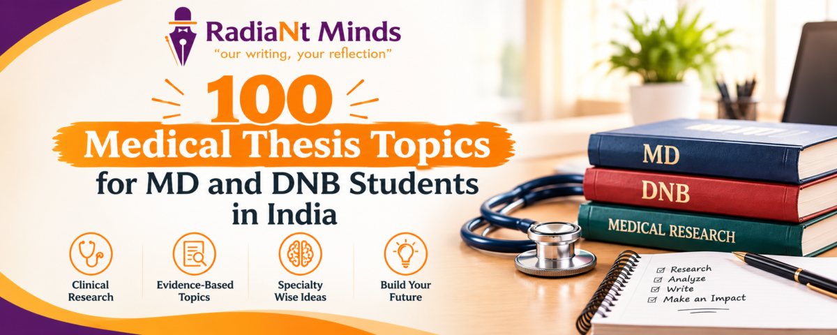 100 Medical Thesis Topics for MD and DNB Students in India